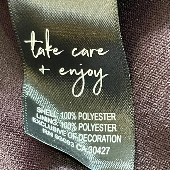 Nic + Zoe $228 Chiffon Dot Maxi Dress Size Large NWT Black White - Picture 12 of 12